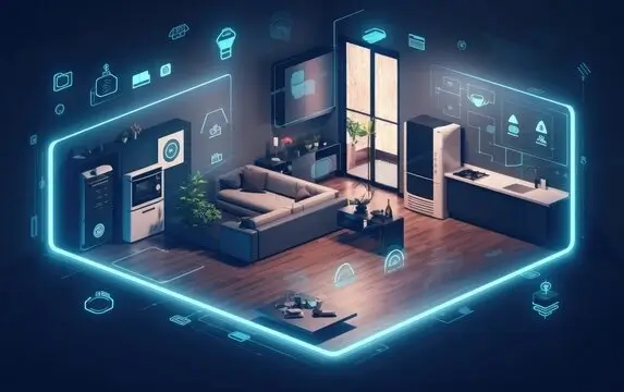 Connected smart devices in a home environment